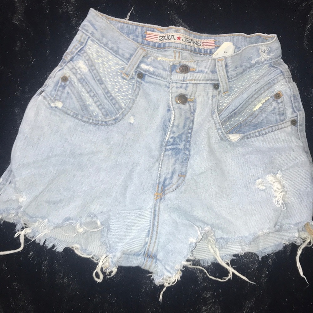 zena jeans high waisted shorts